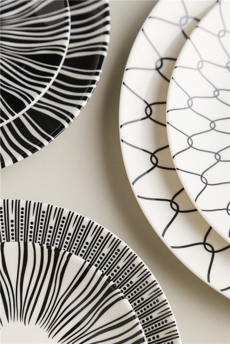White Iris Plate