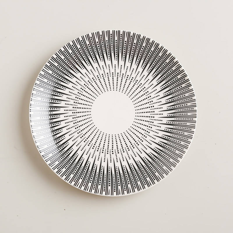 White Iris Plate