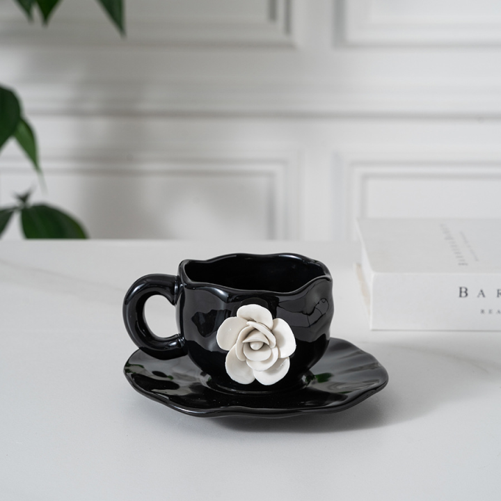 Camellia Cup with Saucer