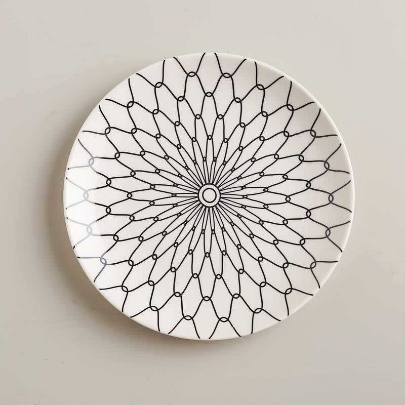 White Lattice Plate