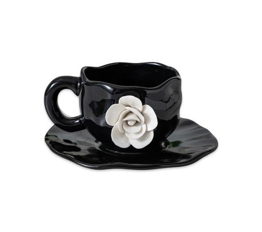Camellia Cup with Saucer