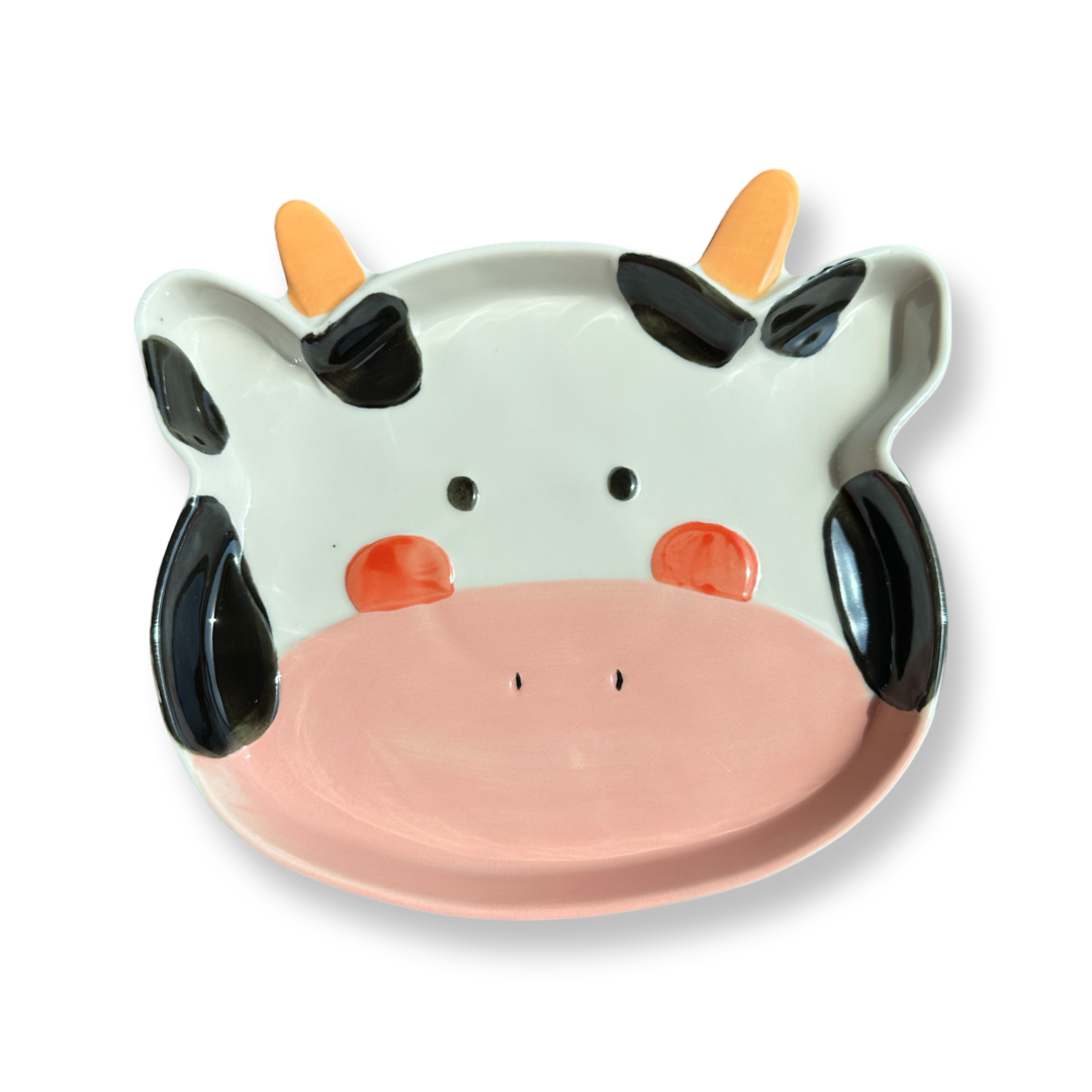 Adorable Cow Plate